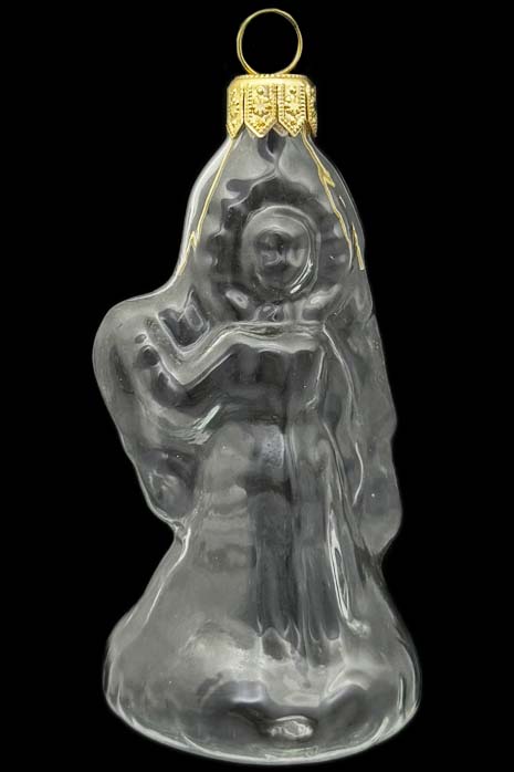 Стеклянная елочная игрушка Заготовка Василиса Прекрасная 9,2 см 161511900